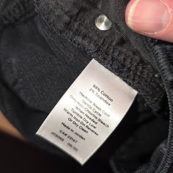 Lot of 2 Talbots Corduroy High Waist Straight Leg Pants Size 10 Burgundy Black - Picture 6 of 6